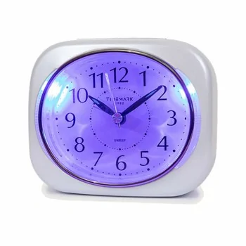 Analogue Alarm Clock Timemark 10 x 8,5 x 4 cm White...