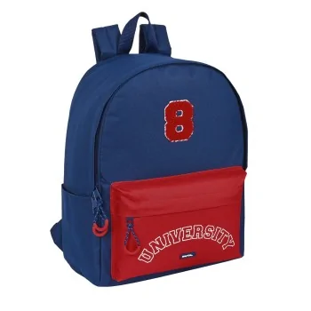 Laptop Backpack Safta safta Red Navy Blue 31 x 40 x 16 cm