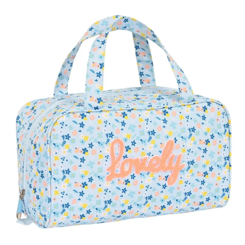 School Toilet Bag Moos Lovely Blue 31 x 14 x 19 cm