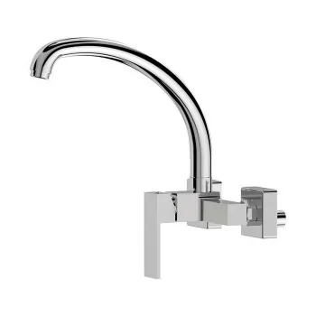 Mixer Tap EDM 01195 Getaria Silver Stainless steel Brass...