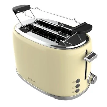 Toaster Cecotec Toast&Taste 1000 Retro Double 980 W Yellow