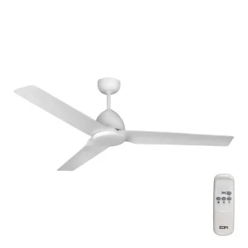 Ceiling Fan EDM 33986 Java White 60 W Ø 130 cm