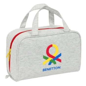 School Toilet Bag Benetton Pop Grey 31 x 14 x 19 cm