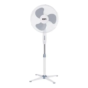 Freestanding Fan EDM 33500 White Grey 45 W