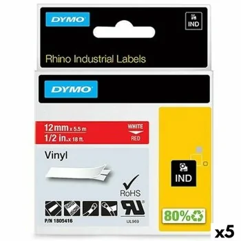 Laminated Tape for Labelling Machines Rhino Dymo ID1-12...