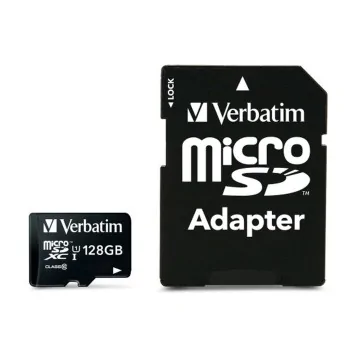 Micro SD Memory Card with Adaptor Verbatim 44085