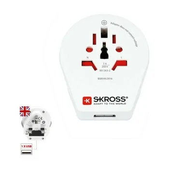 Current Adaptor Skross 1500267 United Kingdom...