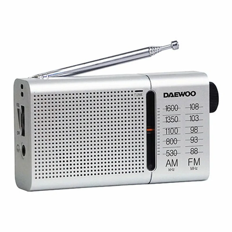 Transistor Radio Daewoo Black AM/FM