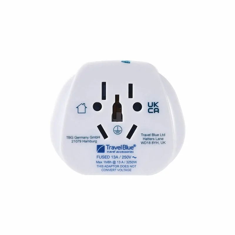 Universal Travel Power Adapter Travel Blue TB-904 United Kingdom