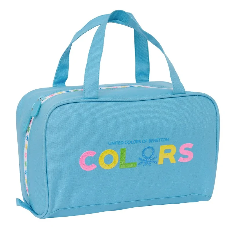 School Toilet Bag Benetton Spring Sky blue 31 x 14 x 19 cm