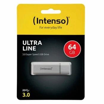 USB stick INTENSO 3531490 USB 3.0 64 GB Silver 64 GB DDR3...