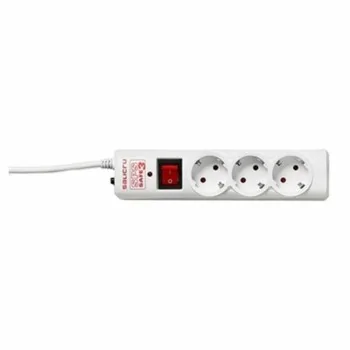 Schuko 3-socket plugboard with power switch Salicru...