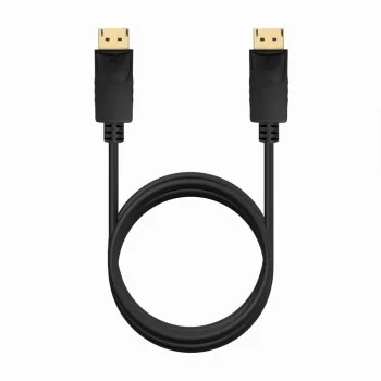 DisplayPort Cable Aisens A124-0739 Black 1,5 m 4K Ultra HD