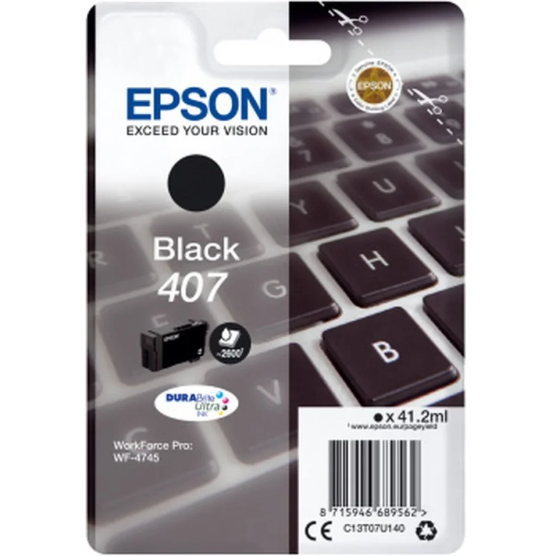 Original Ink Cartridge Epson WF-4745 Black Cyan