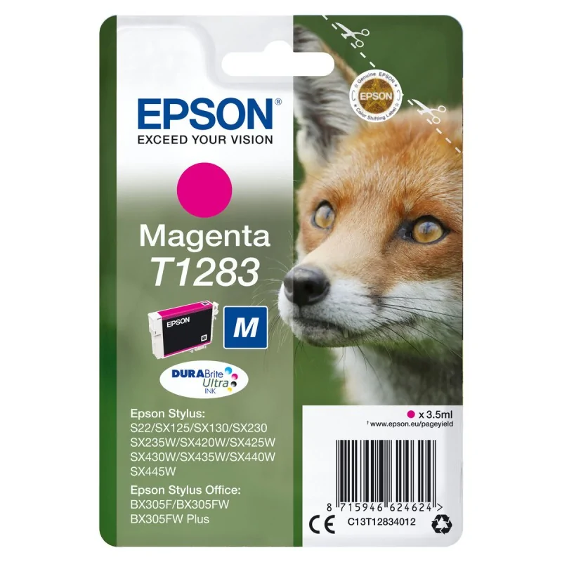 Original Ink Cartridge Epson C13T12834012 Magenta