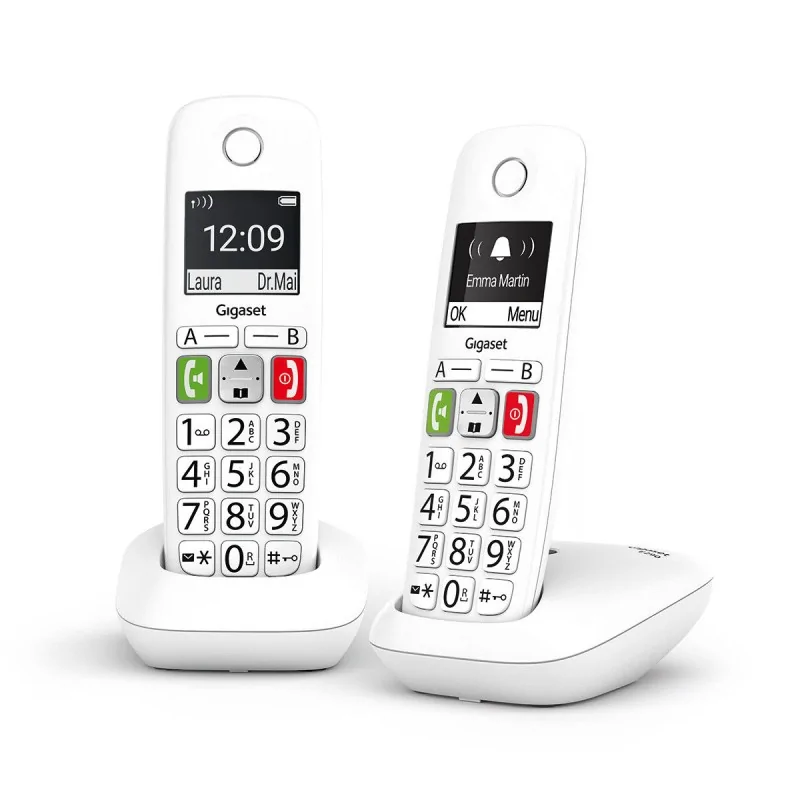 Wireless Phone Gigaset E290 Duo White 