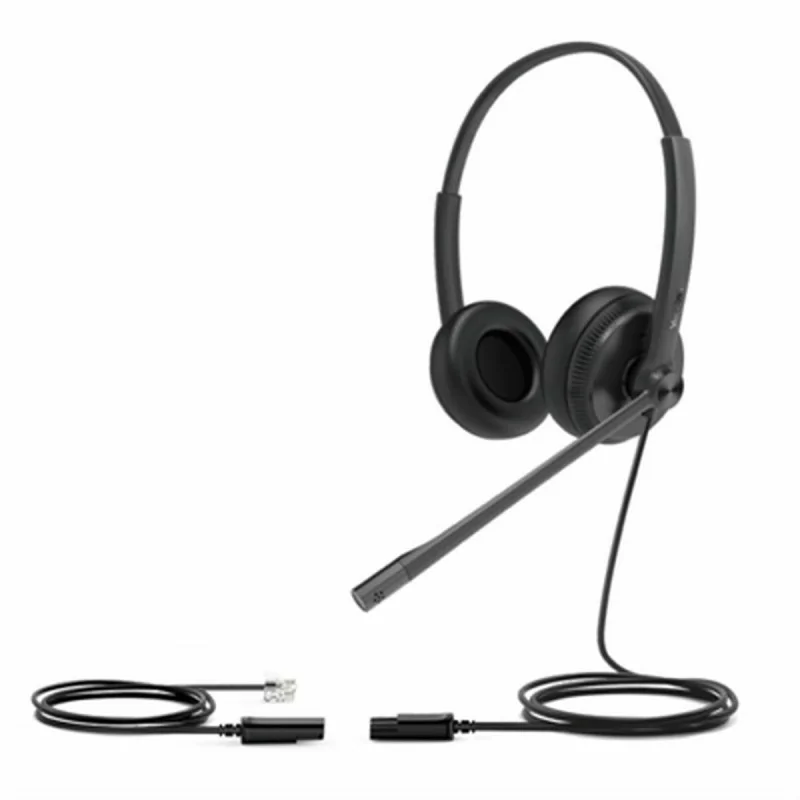 Headphones with Microphone Yealink YHS34LITEDUAL Black