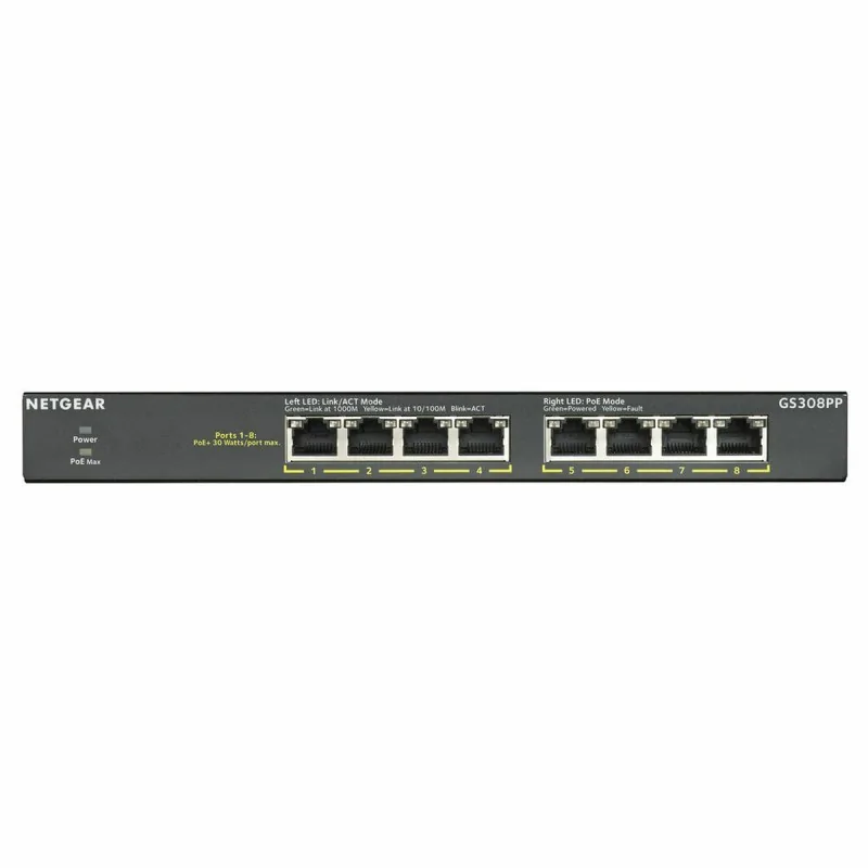 Switch Netgear GS308PP-100EUS RJ-45