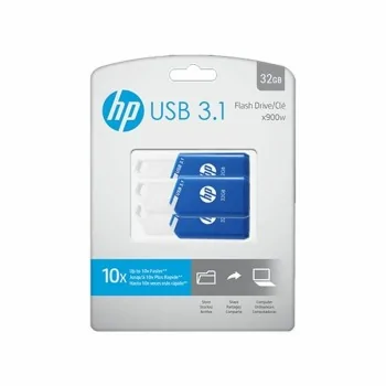 USB stick HP x755w Triple Pack Blue White 32 GB 3 Units...