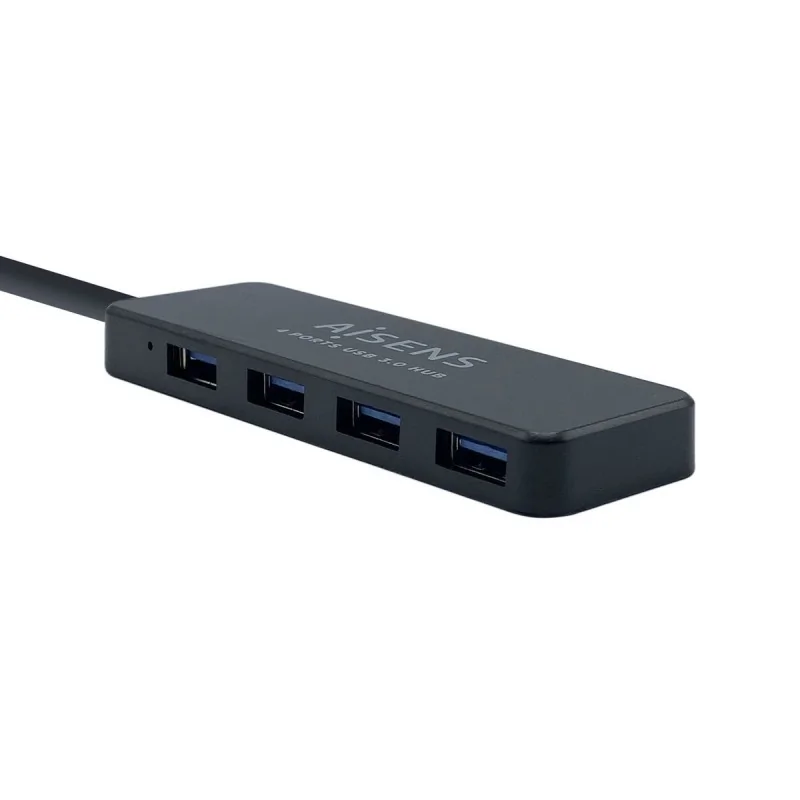 USB Hub Aisens A106-0399 Black