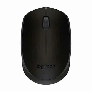 Optical Wireless Mouse Logitech B170 1000 dpi Black