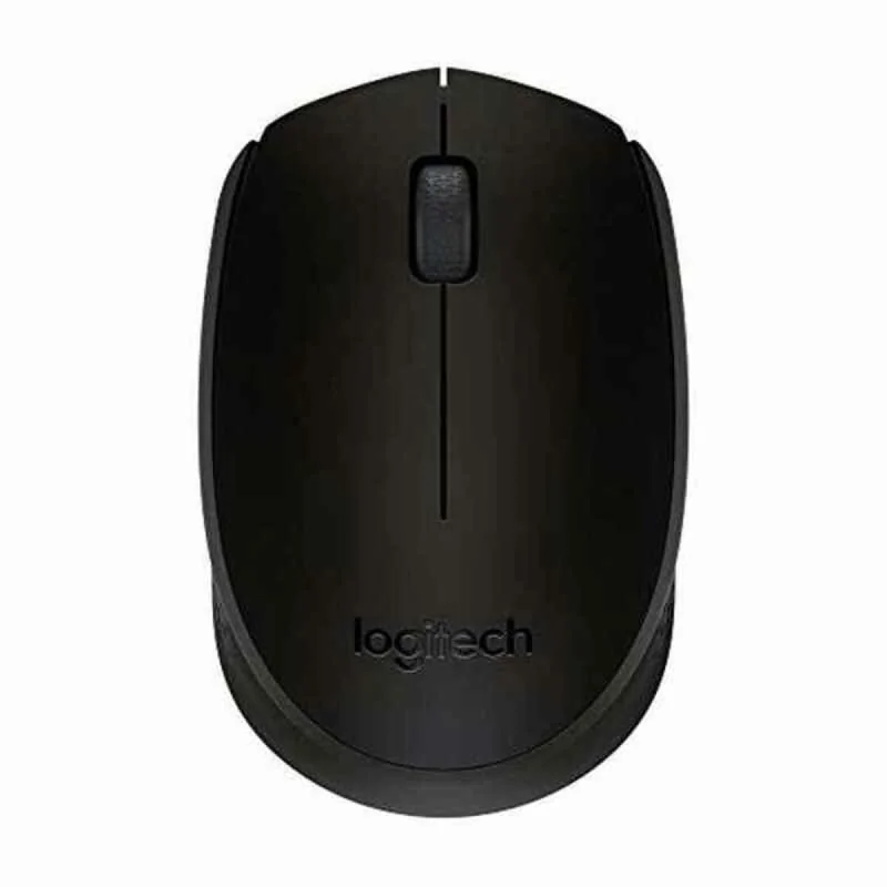 Optical Wireless Mouse Logitech B170 1000 dpi Black