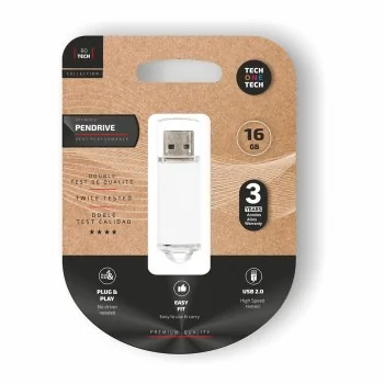 USB stick Tech One Tech White 16 GB