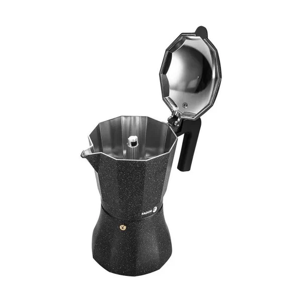 Fagor Tiramisu Moka Pot 12 Cups Black