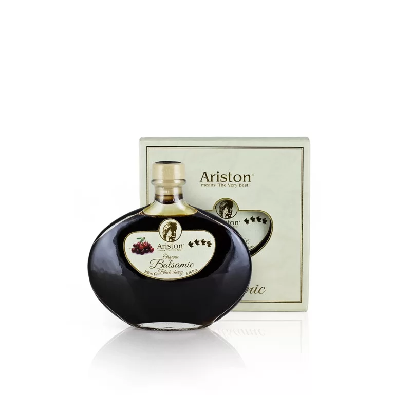 Ariston Black Cherry 4-Leaf & Organic Balsamic Vinegar 200ml.