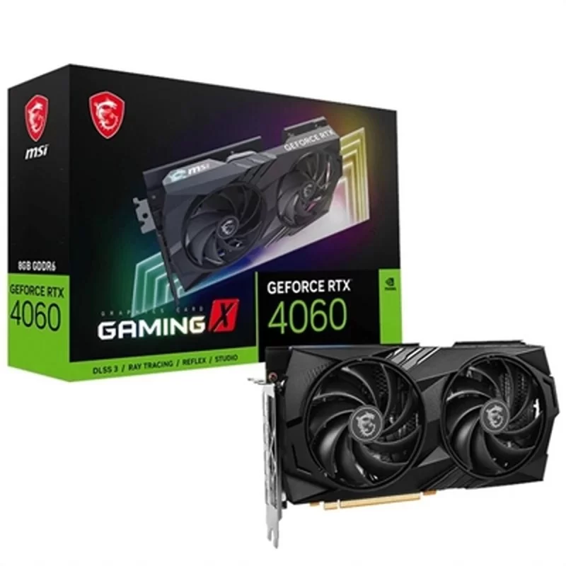 Graphics card MSI GEFORCE RTX 4060 GAMING X 8G 8 GB GDDR6 NVIDIA