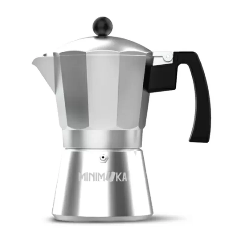 Moka, Espresso coffee maker. 6 cups.,grey