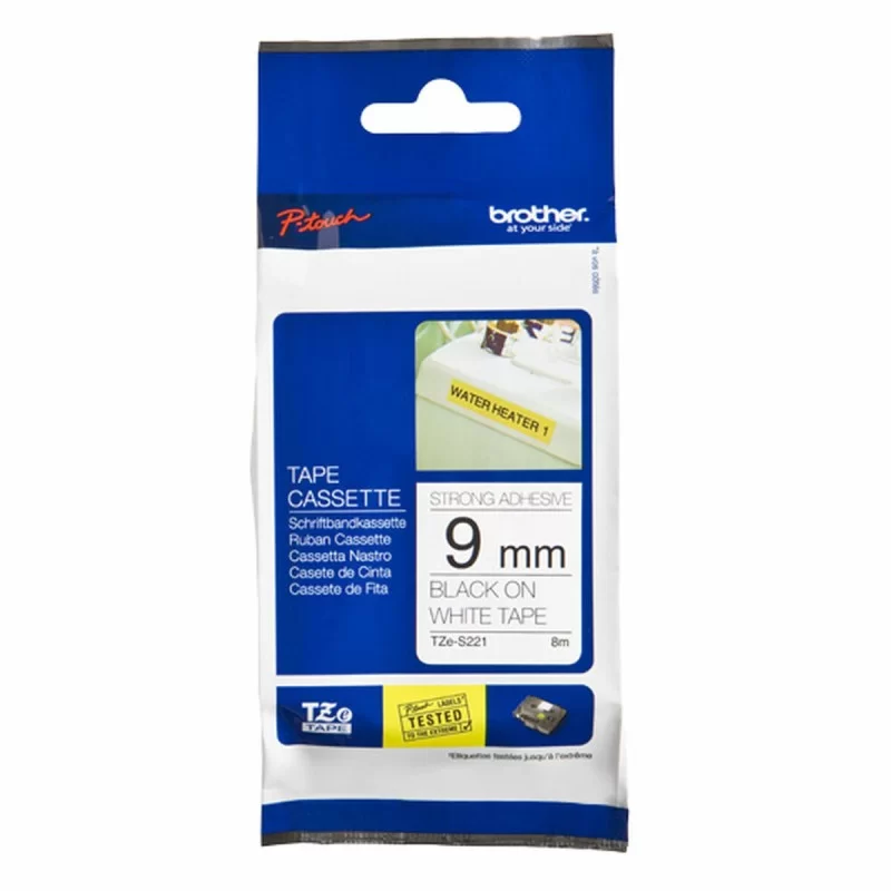 Original Ink Cartridge Brother TZES221 White Black