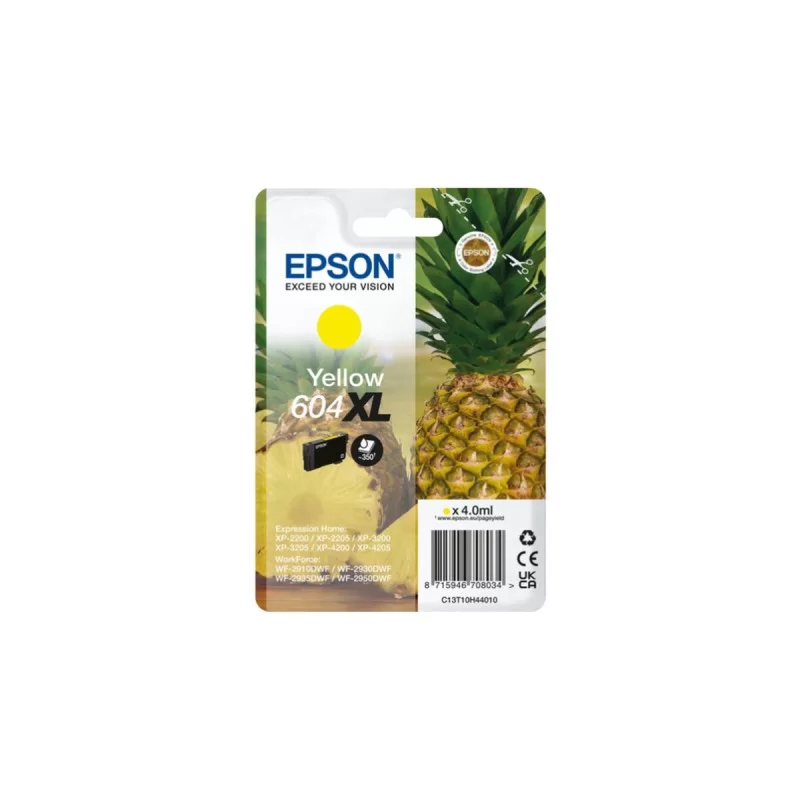 Original Ink Cartridge Epson 604XL Yellow