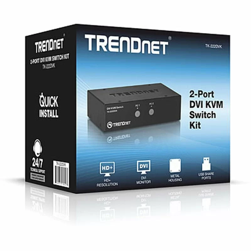 KVM switch Trendnet TK-222DVK 