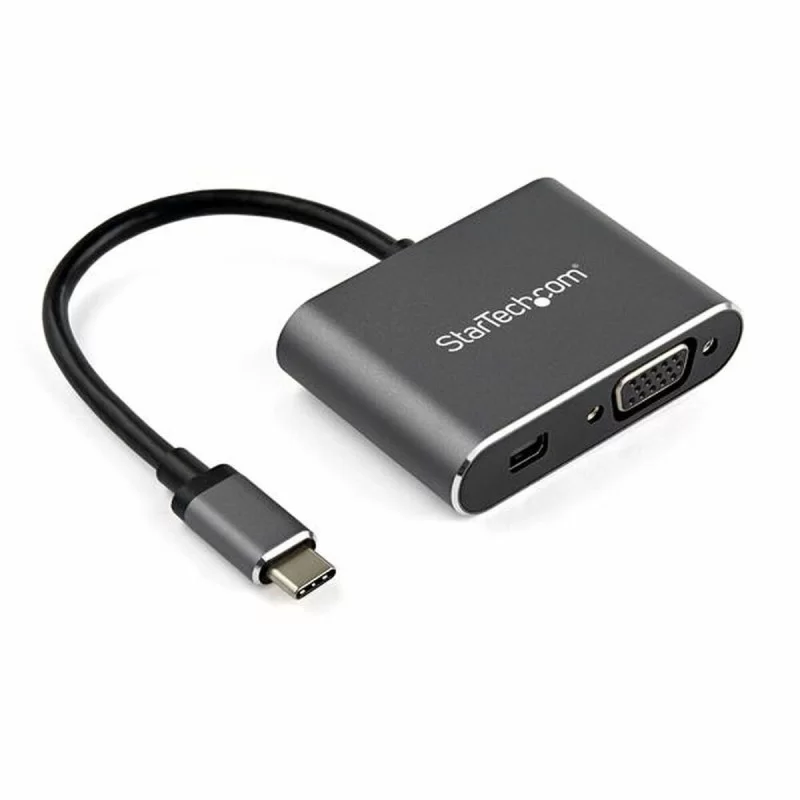 USB C to VGA/MiniDisplayPort Adapter Startech CDP2MDPVGA Grey