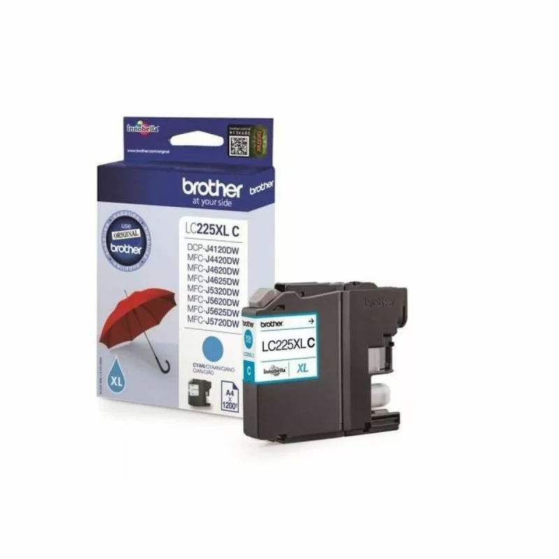 Original Ink Cartridge Brother LC-225XLC Cyan