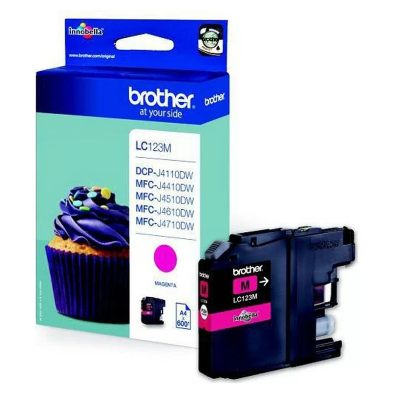 Original Ink Cartridge Brother LC-123M Magenta