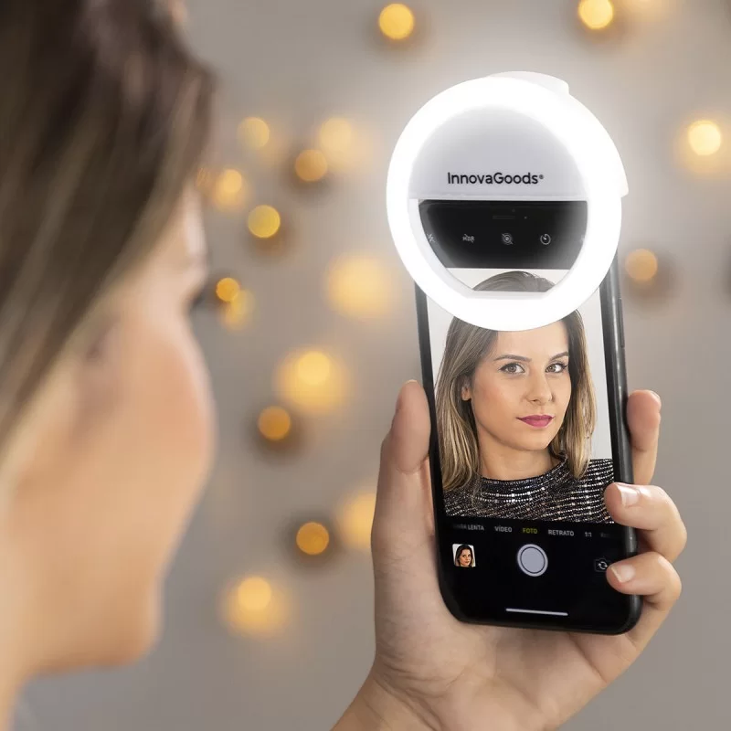 Rechargeable Selfie Ring Light Instahoop InnovaGoods