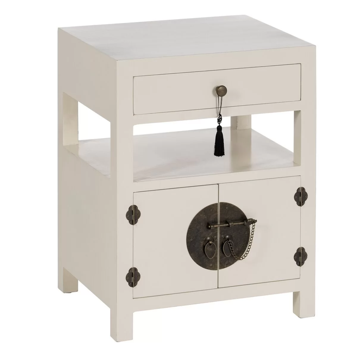 Nightstand DKD Home Decor White MDF Wood 45 x 40 x 55 cm