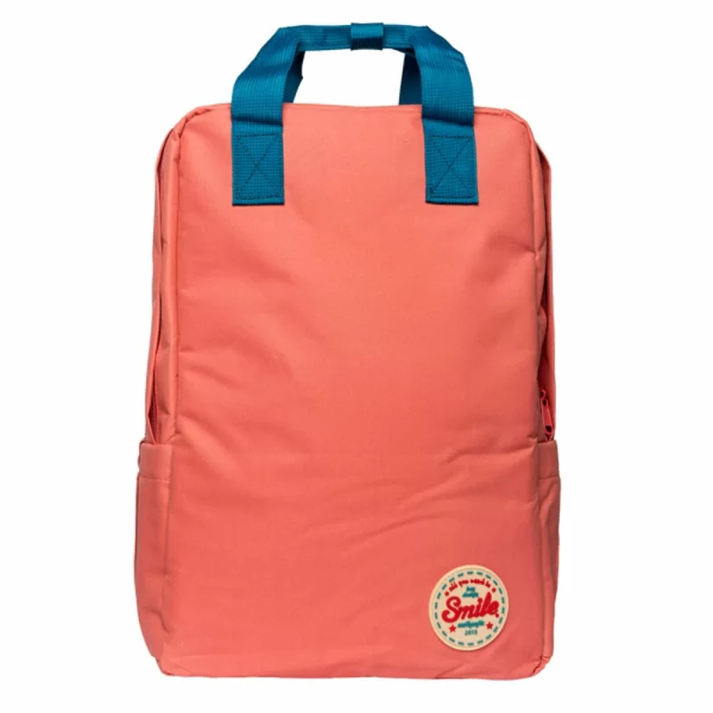 Laptop Backpack Silver Electronics IT Bag Penny - Coral Coral