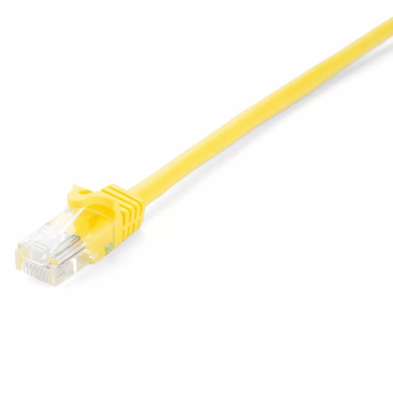 UTP Category 6 Rigid Network Cable V7 V7CAT6UTP-01M-YLW-1N 1 m Yellow