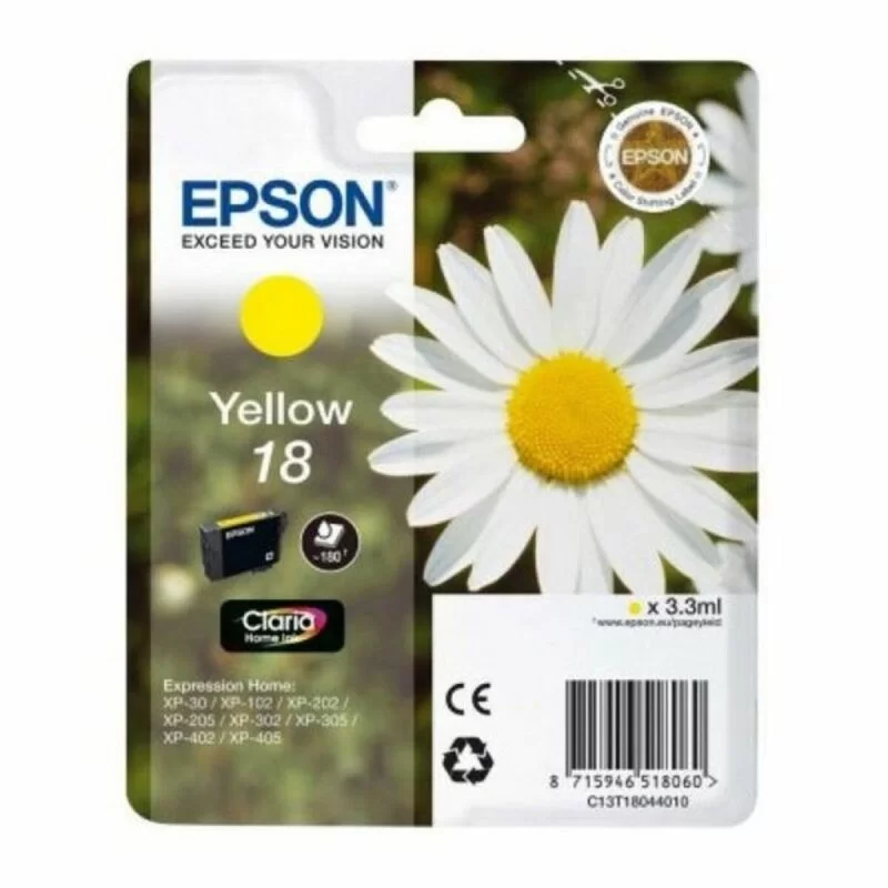 Original Ink Cartridge Epson CLARIA T18 Yellow