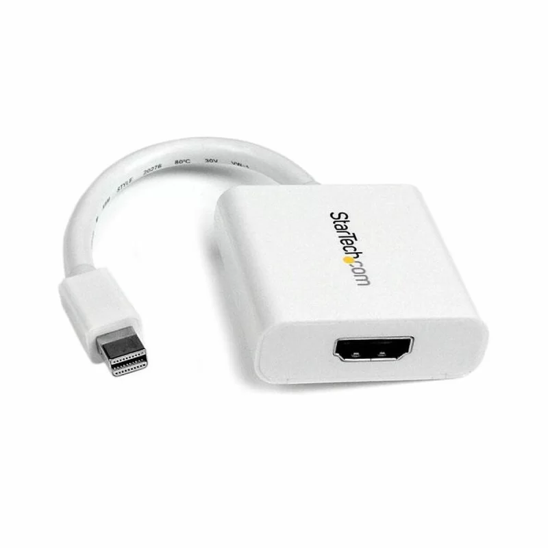 Mini Display Port to HDMI Adapter Startech MDP2HDW White