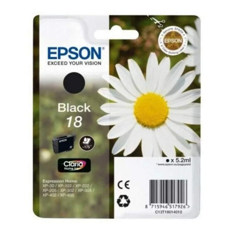 Compatible Ink Cartridge Epson 18 Black