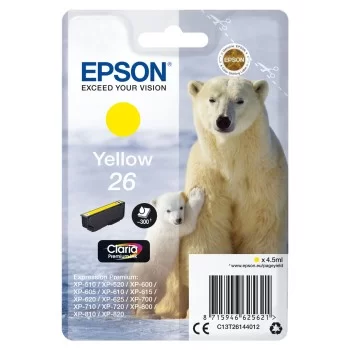 Original Ink Cartridge Epson 26 Yellow