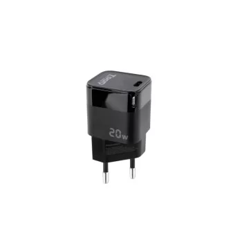 Wall Charger TooQ TQWC-PD20 Black 20 W