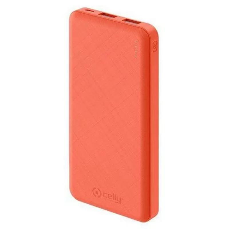 Powerbank Celly PBE10000OR Orange 5 V 10000 mAh