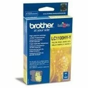 Original Ink Cartridge Brother LC-1100HYY Yellow