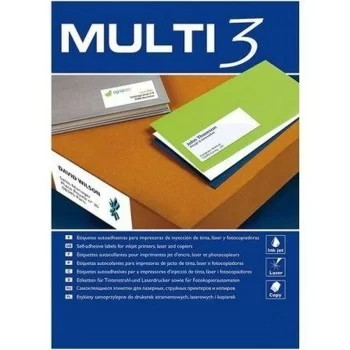 Printer Labels MULTI 3 48,5 x 16,9 mm White Upright 100...