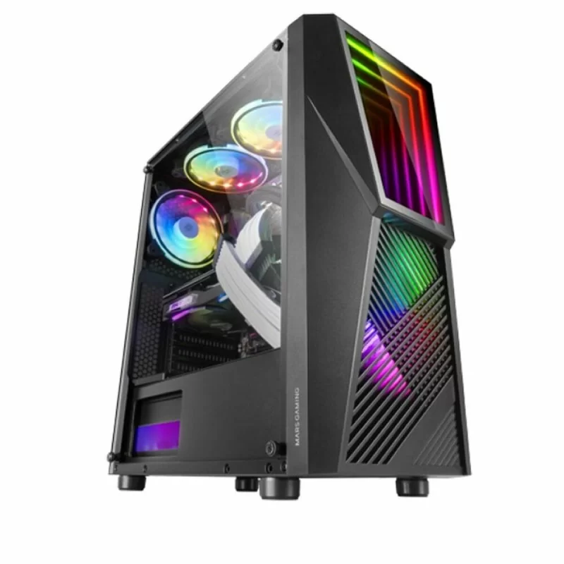 ATX Semi-tower Box Mars Gaming MC777 LED RGB Black